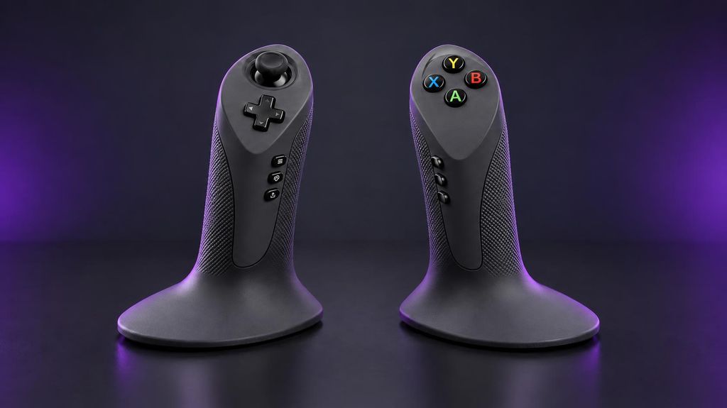 Front view of the left and right Dual Strike shells standing side by side in graphite.